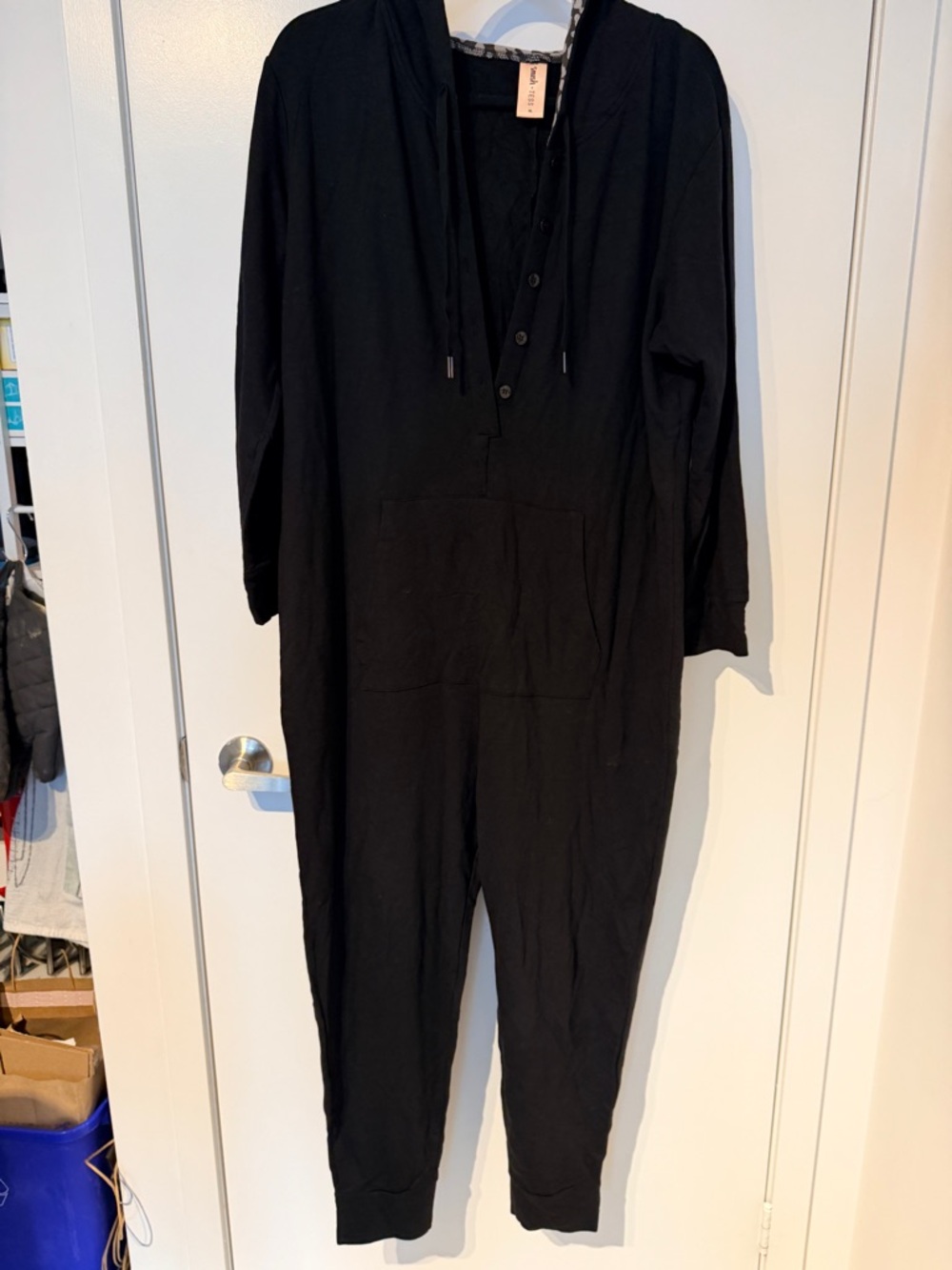 Smash + Tess Black Hoodie Jumpsuit